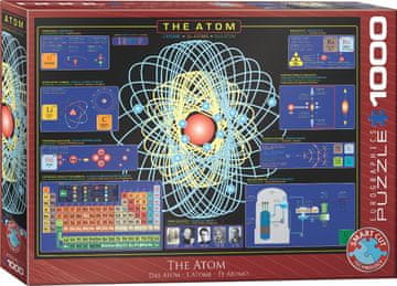 EuroGraphics Puzzle Atom 1000 kosov