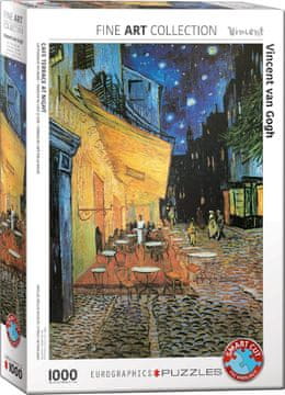 EuroGraphics Puzzle Terasa Kavarna ponoči 1000 kosov