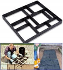 Korbi Plastični kalup za betonske tlakovce – dimenzije 45 × 40 cm