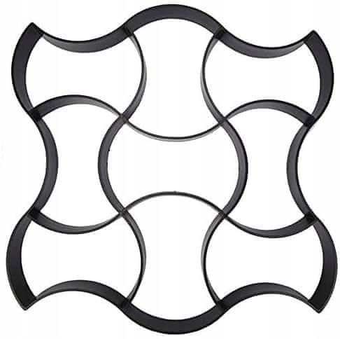 Korbi Velik plastični kalup za izdelavo betonskih tlakovcev – dimenzije 50 × 50 cm