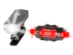 Blow Set USB akumulatorske kolesarske svetilke + zadnja luč