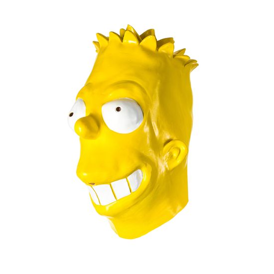 Korbi Profesionalna Lateksna Maska Bart Simpson