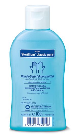Sterillium razkužilo za roke Classic Pure, 100 ml