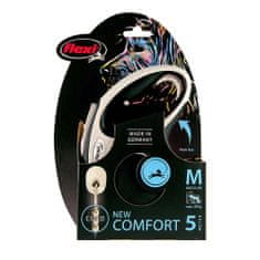 Flexi New Comfort M vrv 5m do 20kg črna