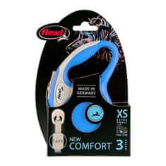 Flexi New Comfort XS trak 3m do 12kg modra