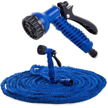 Verkgroup Raztegljiva vrtna cev 60m za zalivanje 7 funkcij z dodatki