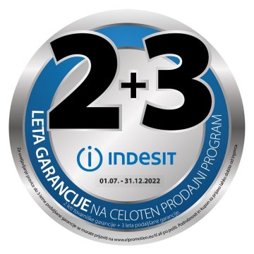Indesit 2+3 leta garancije