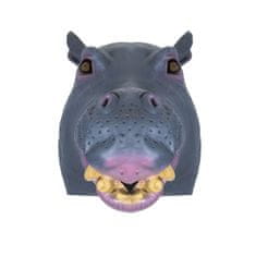 Korbi Profesionalna maska za glavo iz lateksa Hippopotamus