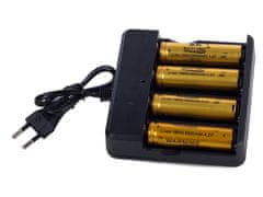 Bailong Univerzalni polnilnik za 4 baterije tipa 18650 4,2V