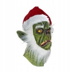 Korbi Profesionalna Lateks Maska Grinch za Pustni Bal