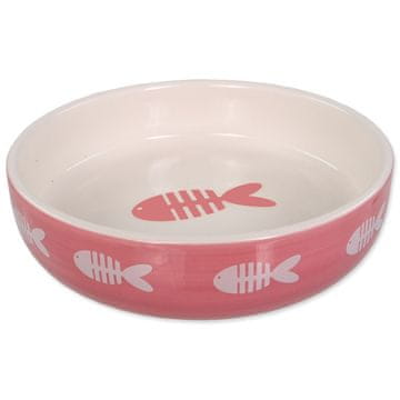 Magic cat Miska MAGIC CAT keramická potisk ryba růžová 13 cm 0.26 l