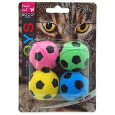 Magic cat Hračka MAGIC CAT míček pěnový fotbalový 3,75 cm 4 ks