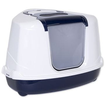 Magic cat Toaleta MAGIC CAT Jumbo s krytem rohová modrá 59 cm 1 ks