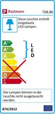 Paulmann LED USB svetilka 0,5W 6500K črna