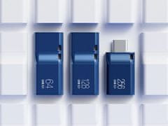 Samsung USB ključek, tip-C, 256GB, USB 3.1 Gen1, 400 MB/s, moder (MUF-256DA/APC)