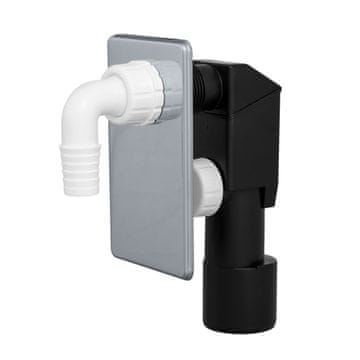 shumee Svodilo za umivalnik, skrito kromirano