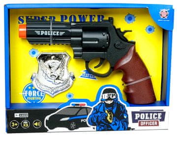 Mac Toys PLEJO Policijska pištola z značko