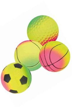 Trixie Žogica za psa mah guma 6cm neon TR