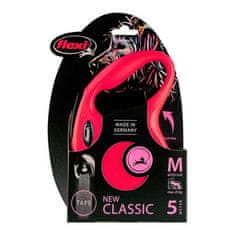 Flexi New Classic trak M 5m do 25kg rdeča