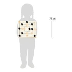 Small foot majhna noga Leseni kompaktni šahovski komplet 3v1