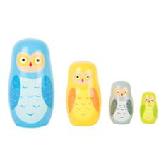 Small foot majhna noga Matryoshka sova družina
