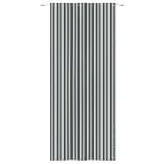 Vidaxl Balkonsko platno antracitno in belo 120x240 cm tkanina Oxford
