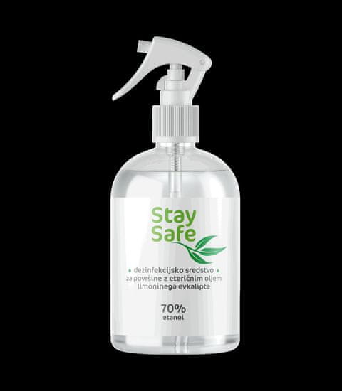Stay Safe Dezinfekcijsko sredstvo z eteričnim oljem limoninega evkalipta 500ml