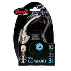 Flexi New Comfort XS vrv 3m do 8kg črna