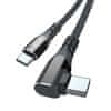 En-TRON polnilni kabel, USB-C, kotni (WH-A6)