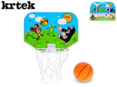 Mikro Trading KRTEK košarkaški koš 33x25 cm z žogo 9 cm