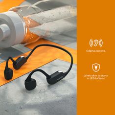 Philips GO TAA6606BK kostnoprevodne brezžične športne slušalke