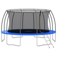 Vidaxl Trampolin komplet okrogel 488x90 cm 150 kg