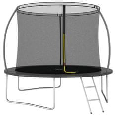 Vidaxl Trampolin komplet okrogel 305x76 cm 150 kg