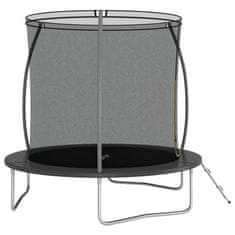 Vidaxl Trampolin komplet okrogel 244x55 cm 100 kg