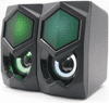 Ewent 2.0 zvočniki, 6W RMS, RGB, nadzor glasnosti, USB napajanje, črni (EW3524)