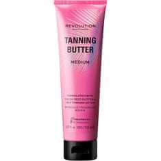 Makeup Revolution Samoporjavitveno maslo za telo Medium Beauty Buildable (Tanning Butter) 150 ml
