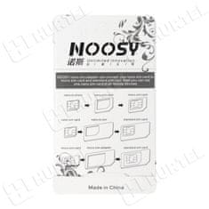 HURTEL Komplet adapterjev za nano micro SIM kartice Noosy + bel ključ