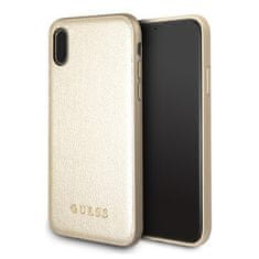 Guess GUHCPXIGLGO iPhone X/ Xs gold/ zlati trdi ovitek Iridescent