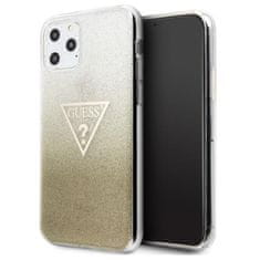 Guess GUHCN65SGTLGO iPhone 11 Pro Max zlati/zlati trdi ovitek Glitter Triangle