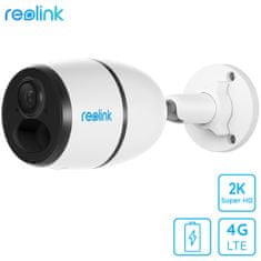 Reolink GO Plus, brezžična 4G LTE IP kamera, 2K Super HD, polnilna baterija, IP65, aplikacija