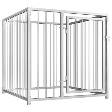 Vidaxl Zunanji pasji boks 100x100x100 cm