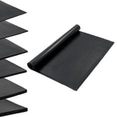 Vidaxl Talna preproga nedrseča guma 1,2x5 m 2 mm gladka