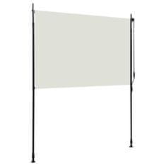 Vidaxl Zunanje rolo senčilo 200x270 cm krem