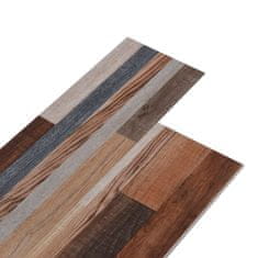 Vidaxl PVC talne plošče 5,26 m2 2 mm večbarvne