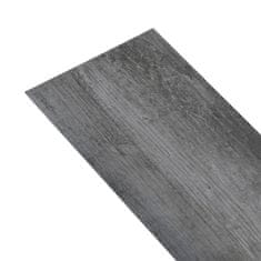 Vidaxl PVC talne plošče 4,46 m2 3 mm svetleče sive