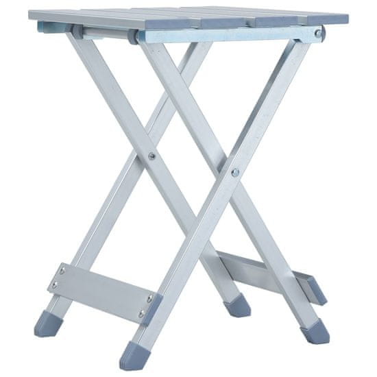 Vidaxl Zložljiva miza za kampiranje iz aluminija 60x40 cm