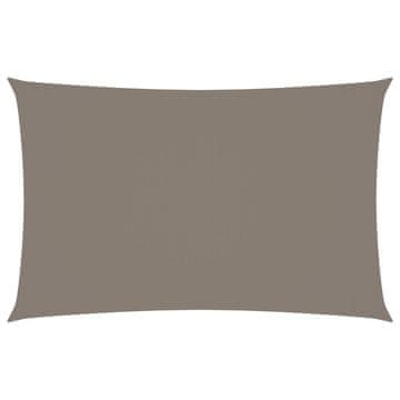 Vidaxl Senčno jadro oksford blago pravokotno 2x5 m taupe