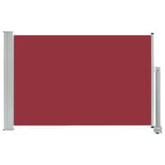 Vidaxl Zložljiva stranska tenda za teraso 60x300 cm rdeča