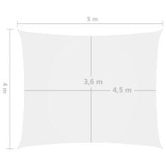 shumee Senčno jadro oksford blago pravokotno 4x5 m belo