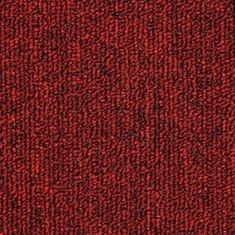 Vidaxl Preproge za stopnice 15 kosov 56x17x3 cm bordo